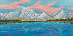 Mountains by the Lake